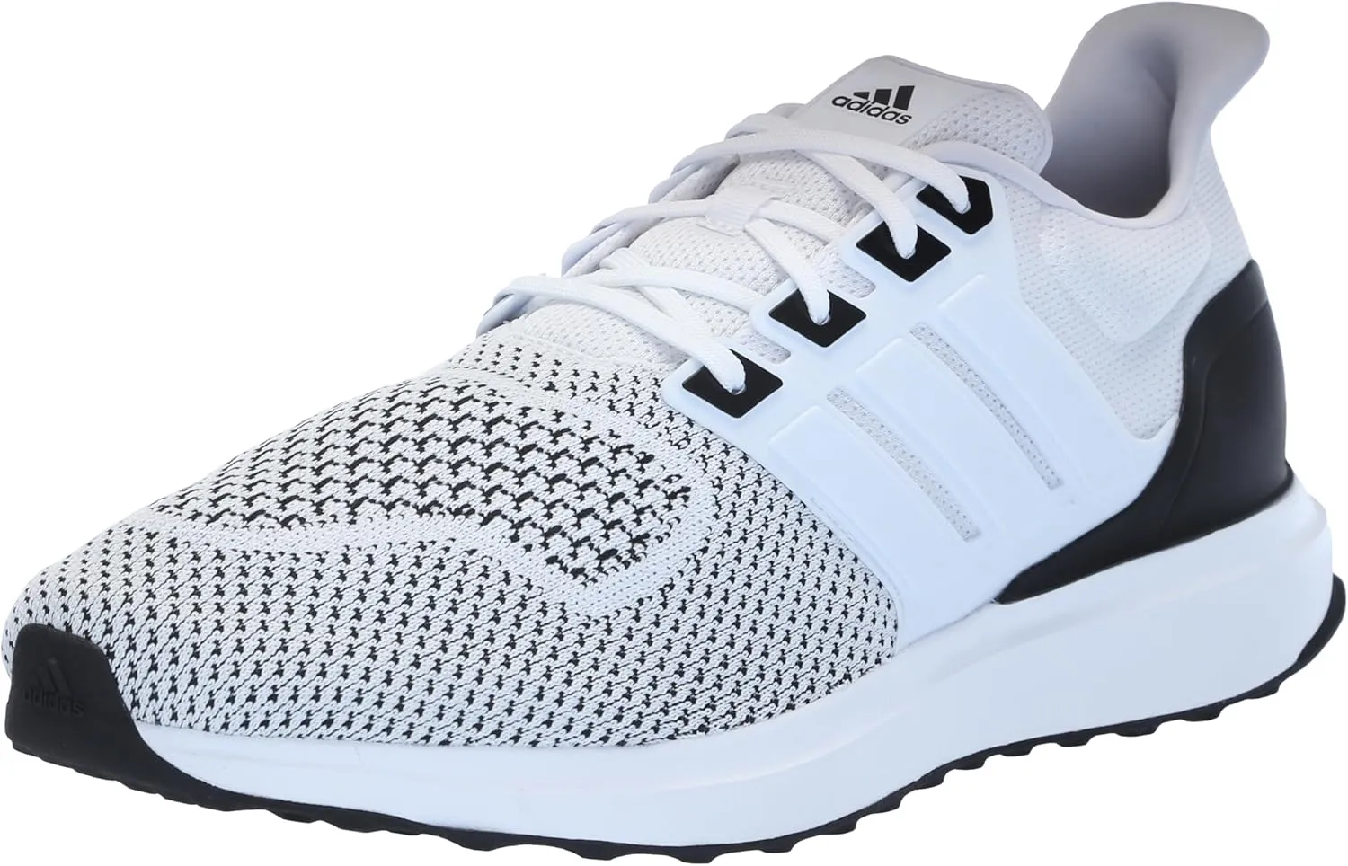 adidas Men's UBounce DNA Sneaker, White/White/Black, 8.5