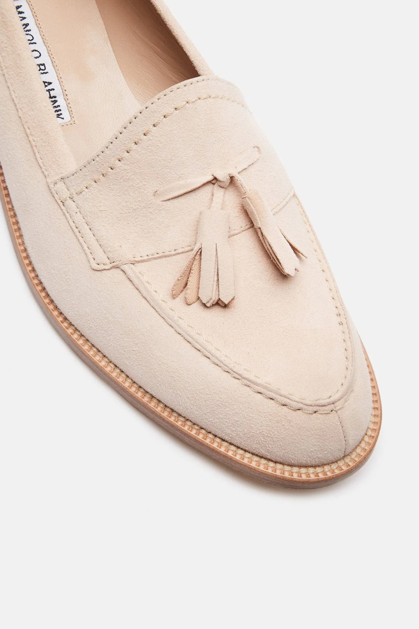 Aldena Loafer - Nude Suede