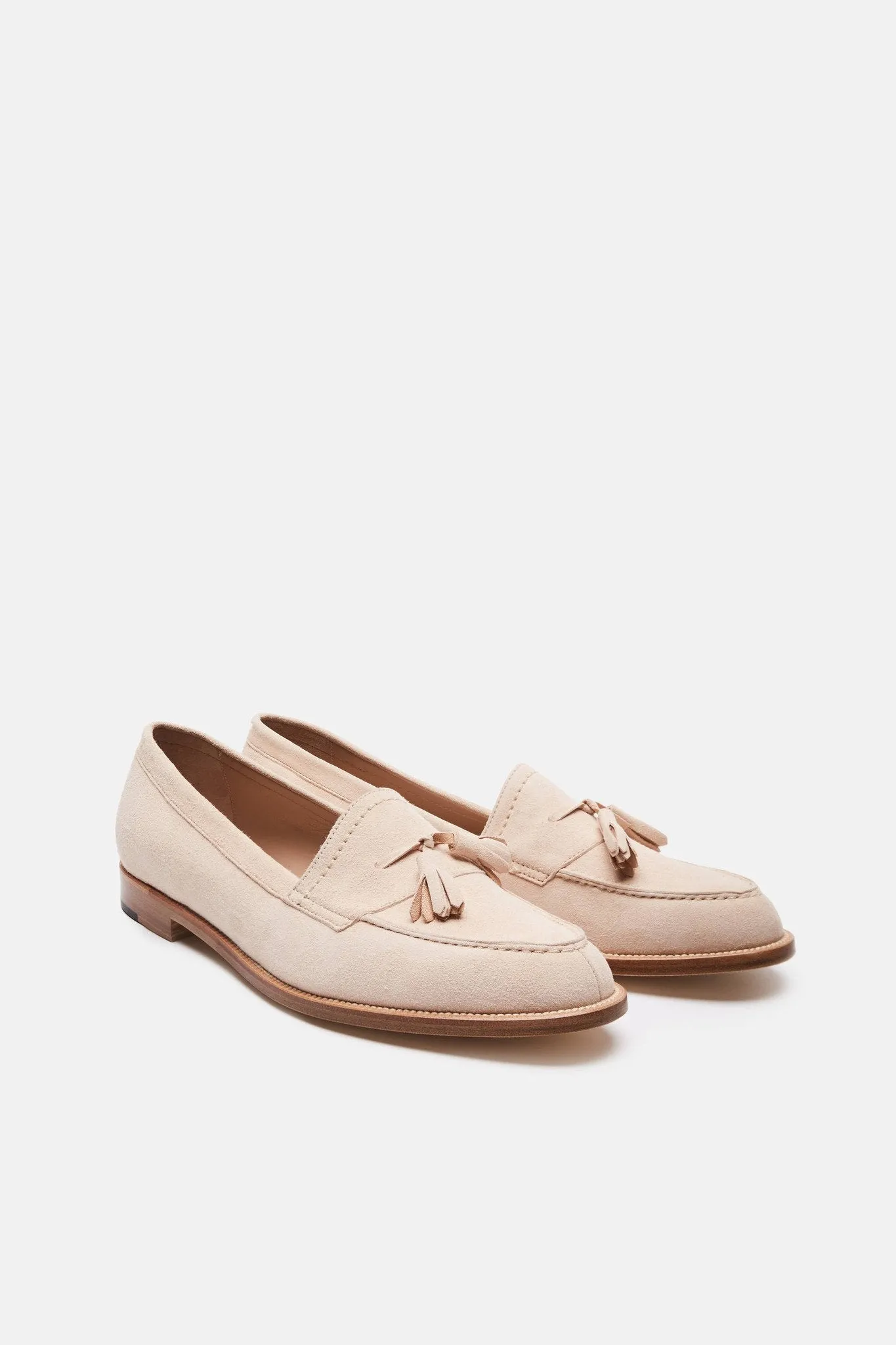 Aldena Loafer - Nude Suede