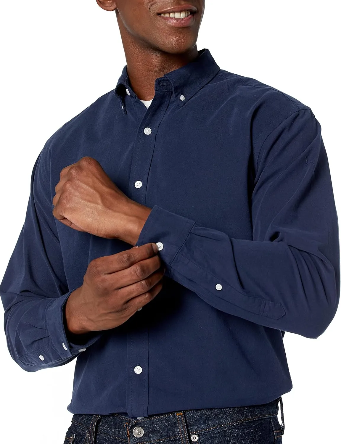 Amazon Essentials Men's Regular-Fit Long Sleeve Oxford Shirt