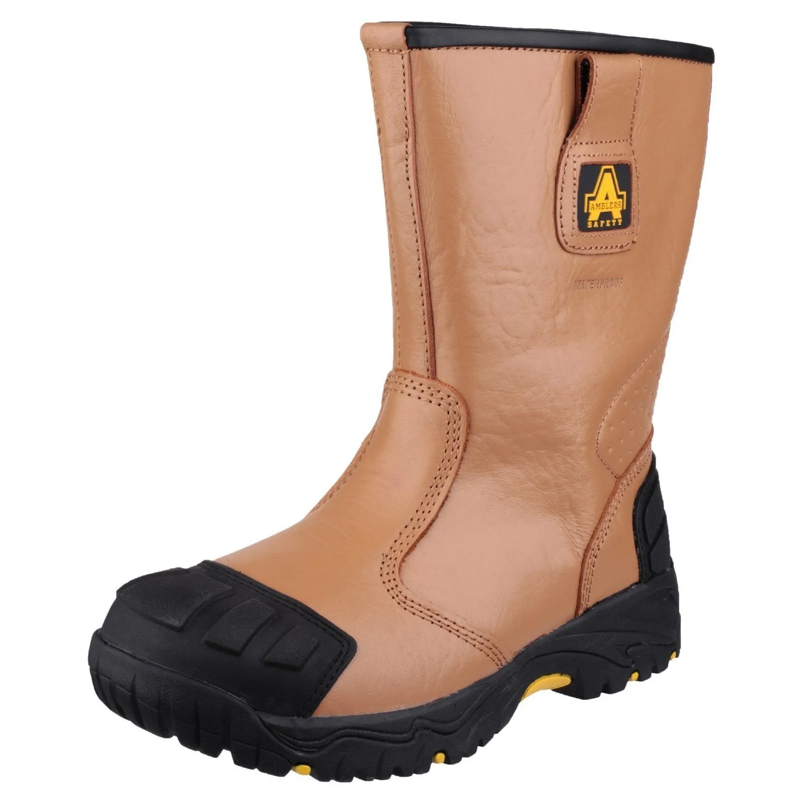 Amblers Safety Waterproof Scuff Cap Pull On Rigger Safety Boots