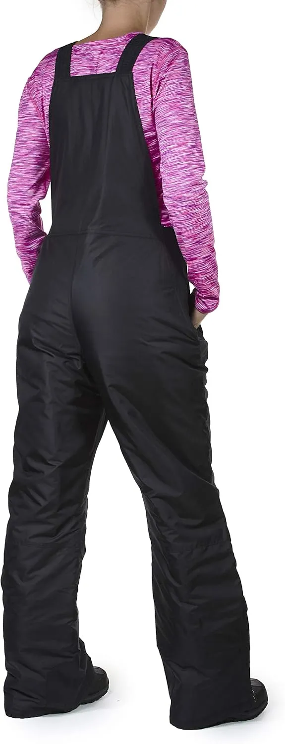 Arctic Quest Womens Ski Snow Bibs Pants Insulated Water Resistant Overalls Snowboarding Winter Waterproof Pants Women
