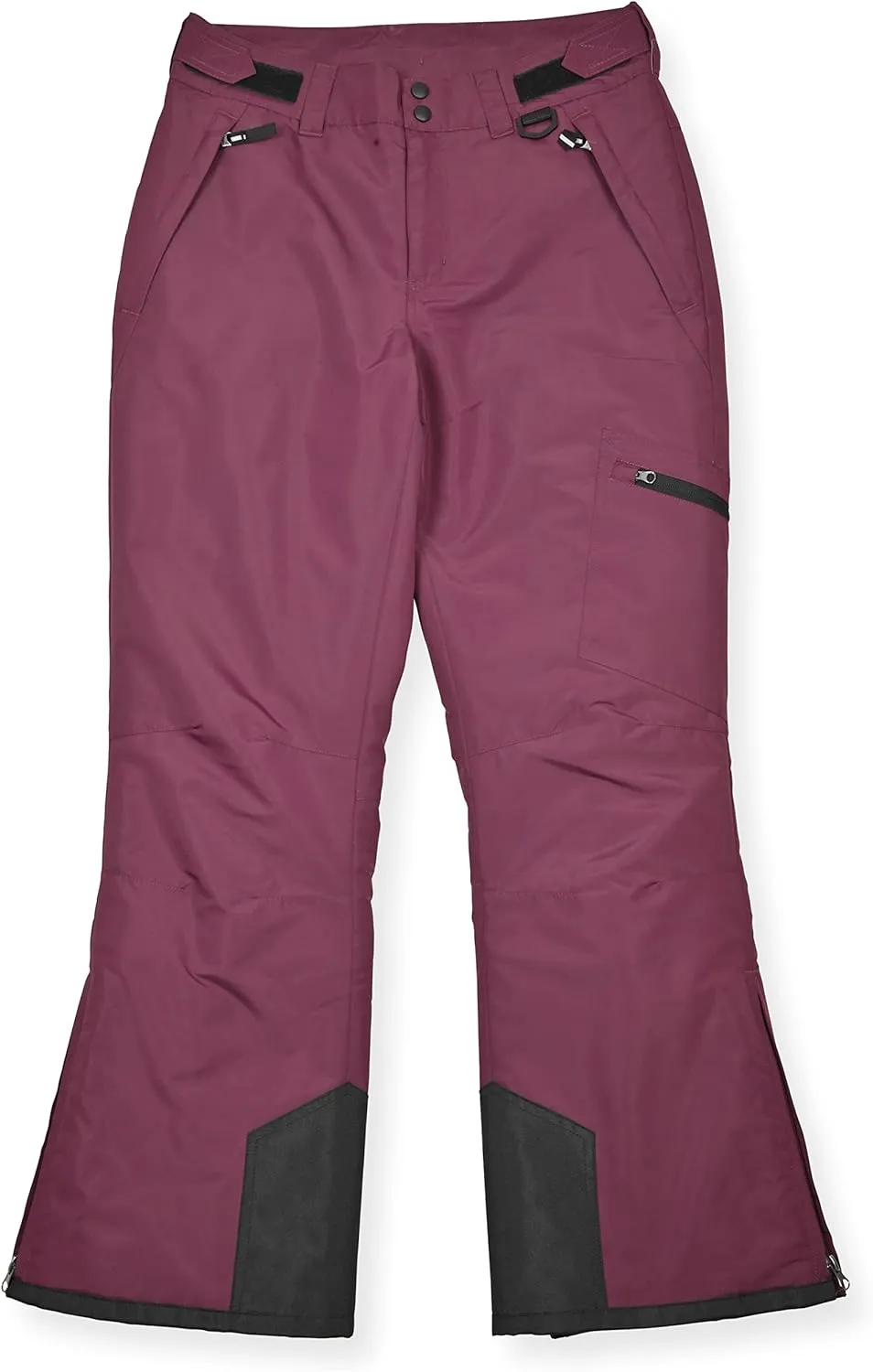 Arctic Quest Women's Snow Ski Pants Water Resistant Softshell Insulated Flare for Snowboarding Hiking Winter Outdoor Pants