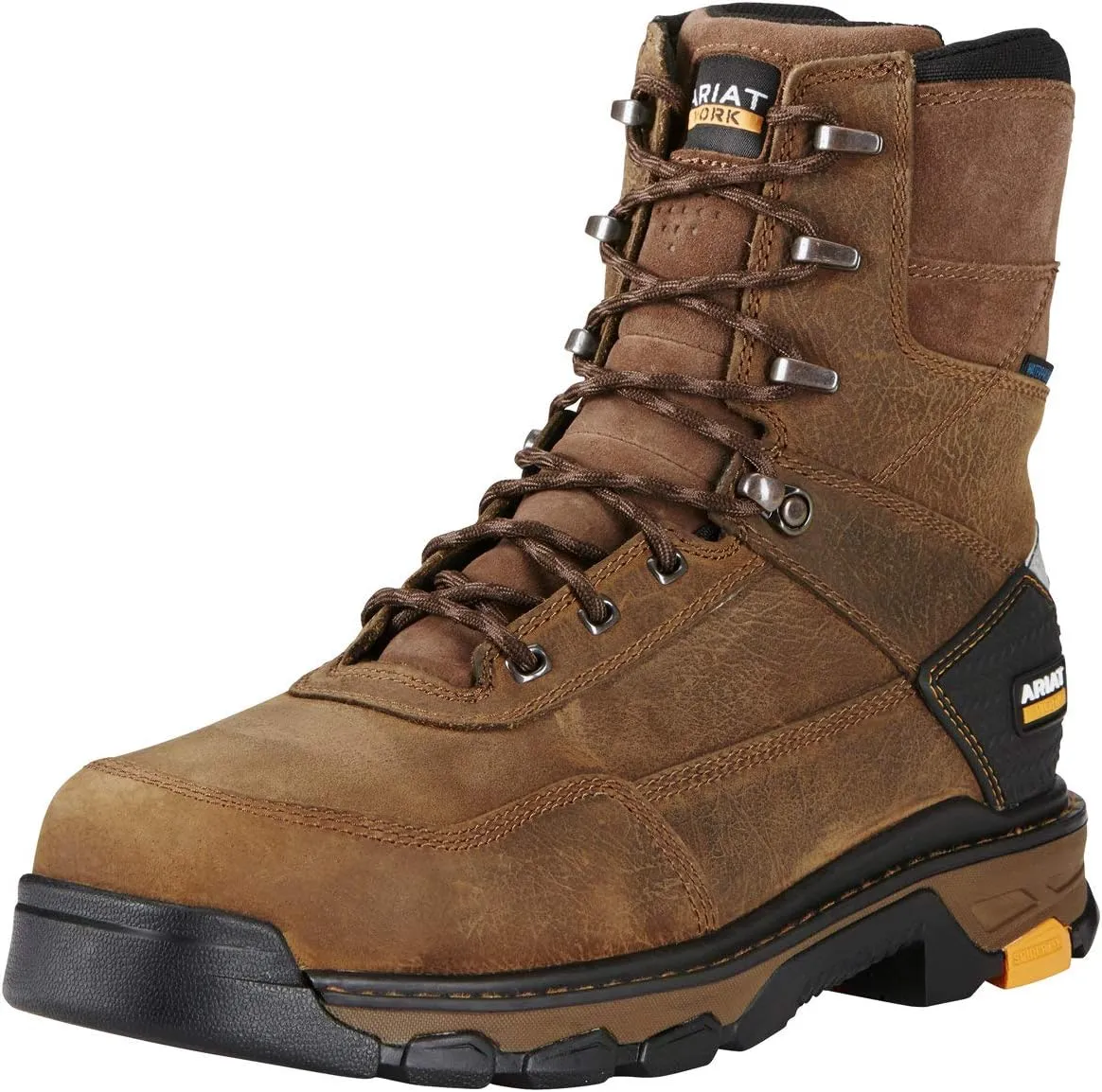 ARIAT Intrepid 8" Waterproof Composite Toe Work Boot - Men's Leather Work Boots