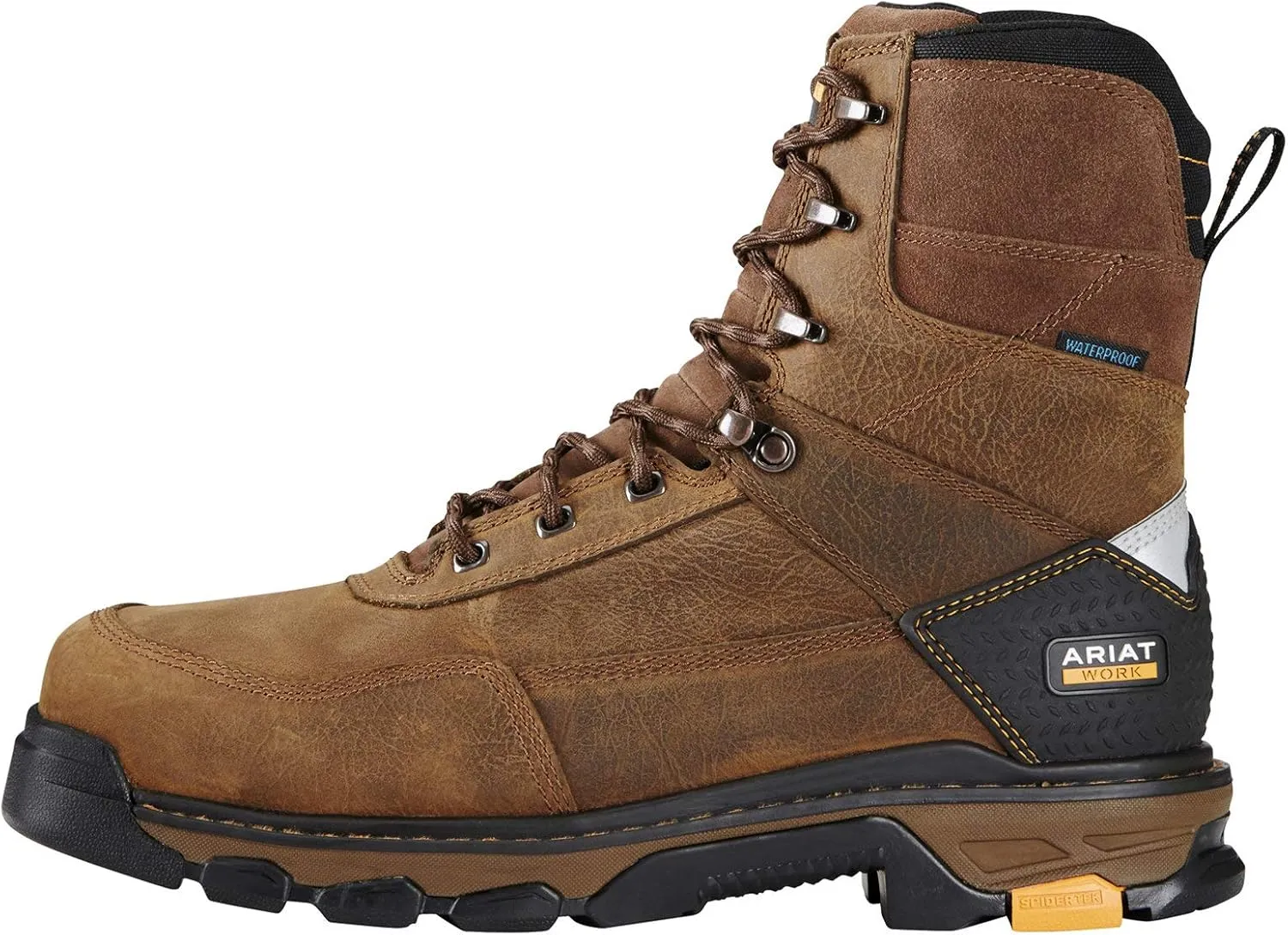 ARIAT Intrepid 8" Waterproof Composite Toe Work Boot - Men's Leather Work Boots