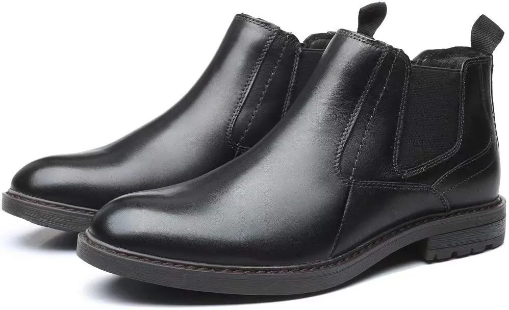 Arkbird Chelsea Ankle Boots for Men Genuine Leather Oxford Casual and Formal Dress Boot