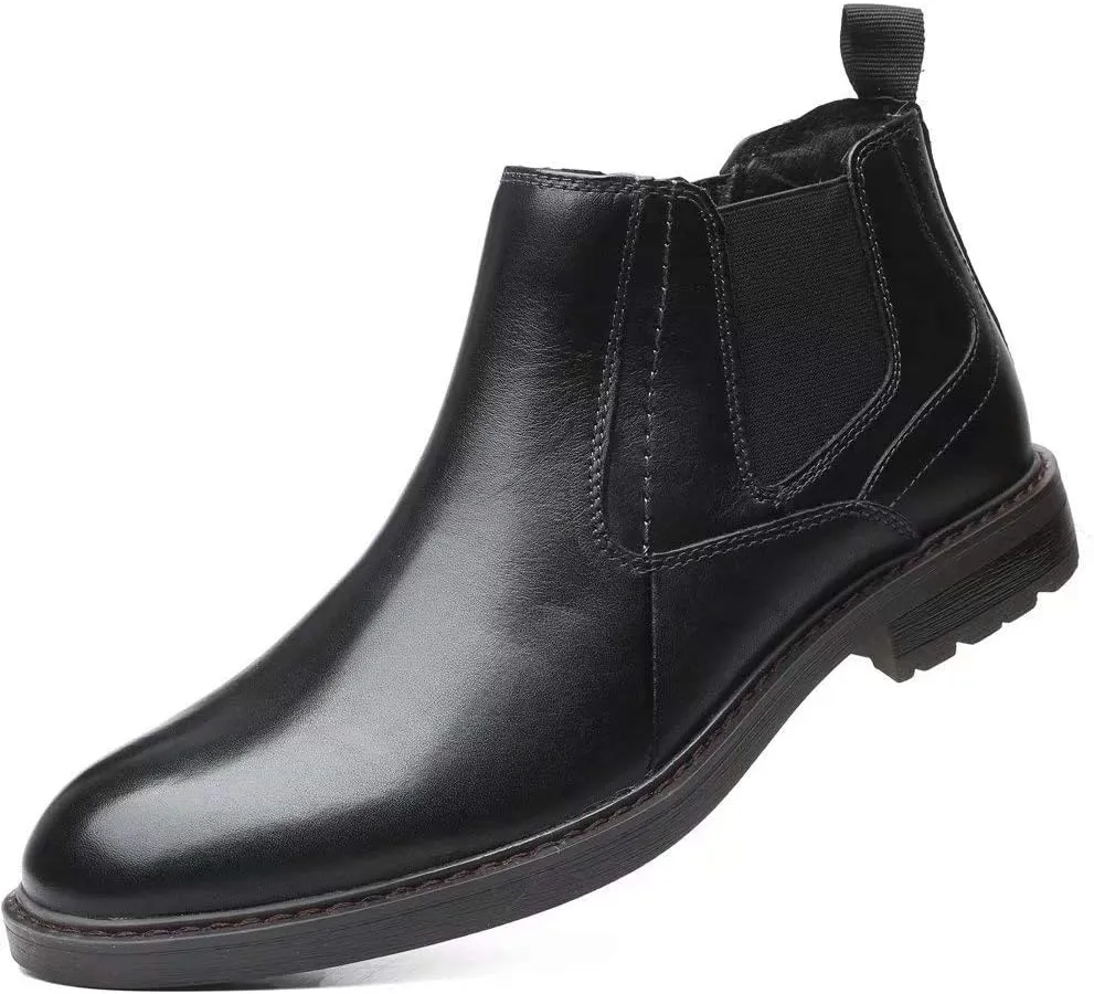 Arkbird Chelsea Ankle Boots for Men Genuine Leather Oxford Casual and Formal Dress Boot