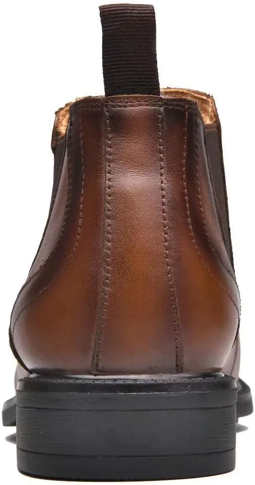 Arkbird Chelsea Ankle Boots for Men Genuine Leather Oxford Casual and Formal Dress Boot