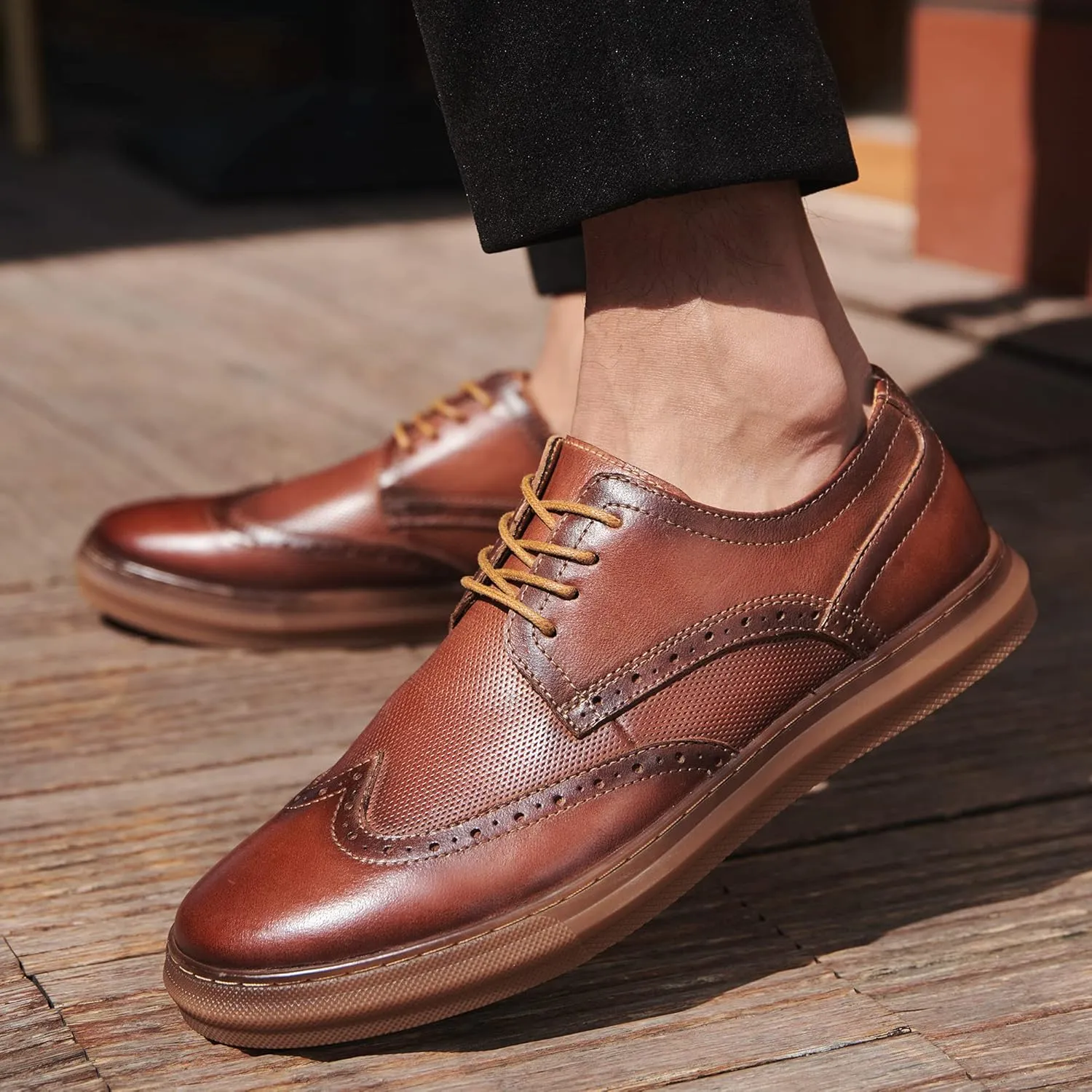 Arkbird Mens Fashion Sneakers Classic Casual Shoes Stylish Lace-up Oxford Shoes for Men