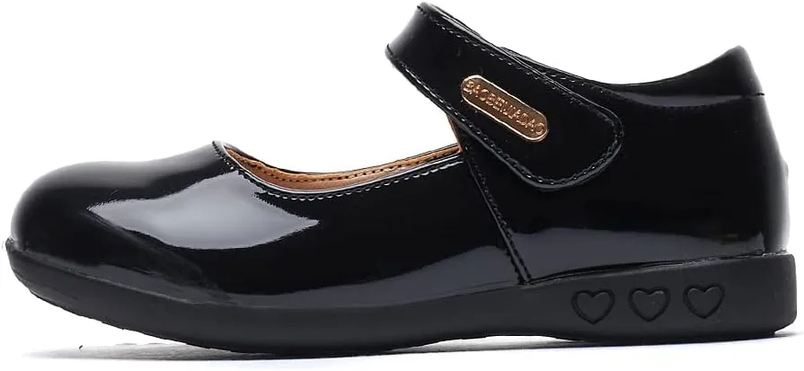 baobeijiadao Mary Jane Shoes School Uniform Oxford Shoes Black with Bowknot for Girls (Toddler/Little Kid/Big Kid)