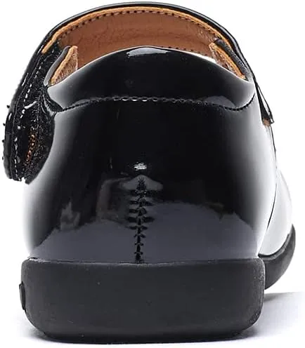 baobeijiadao Mary Jane Shoes School Uniform Oxford Shoes Black with Bowknot for Girls (Toddler/Little Kid/Big Kid)