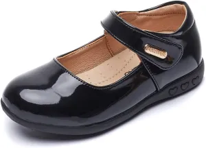 baobeijiadao Mary Jane Shoes School Uniform Oxford Shoes Black with Bowknot for Girls (Toddler/Little Kid/Big Kid)