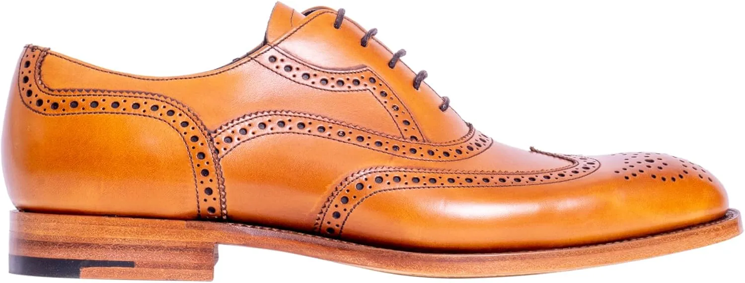 BARKER Bladen Men's Handmade Leather Brogue Oxford Dress Shoes – Premium Formal Footwear for Men