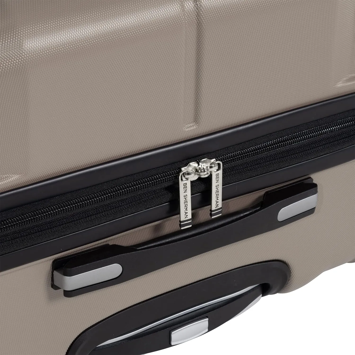 Ben Sherman Derby Spinner Travel Upright Luggage, Champagne, 28-Inch Checked