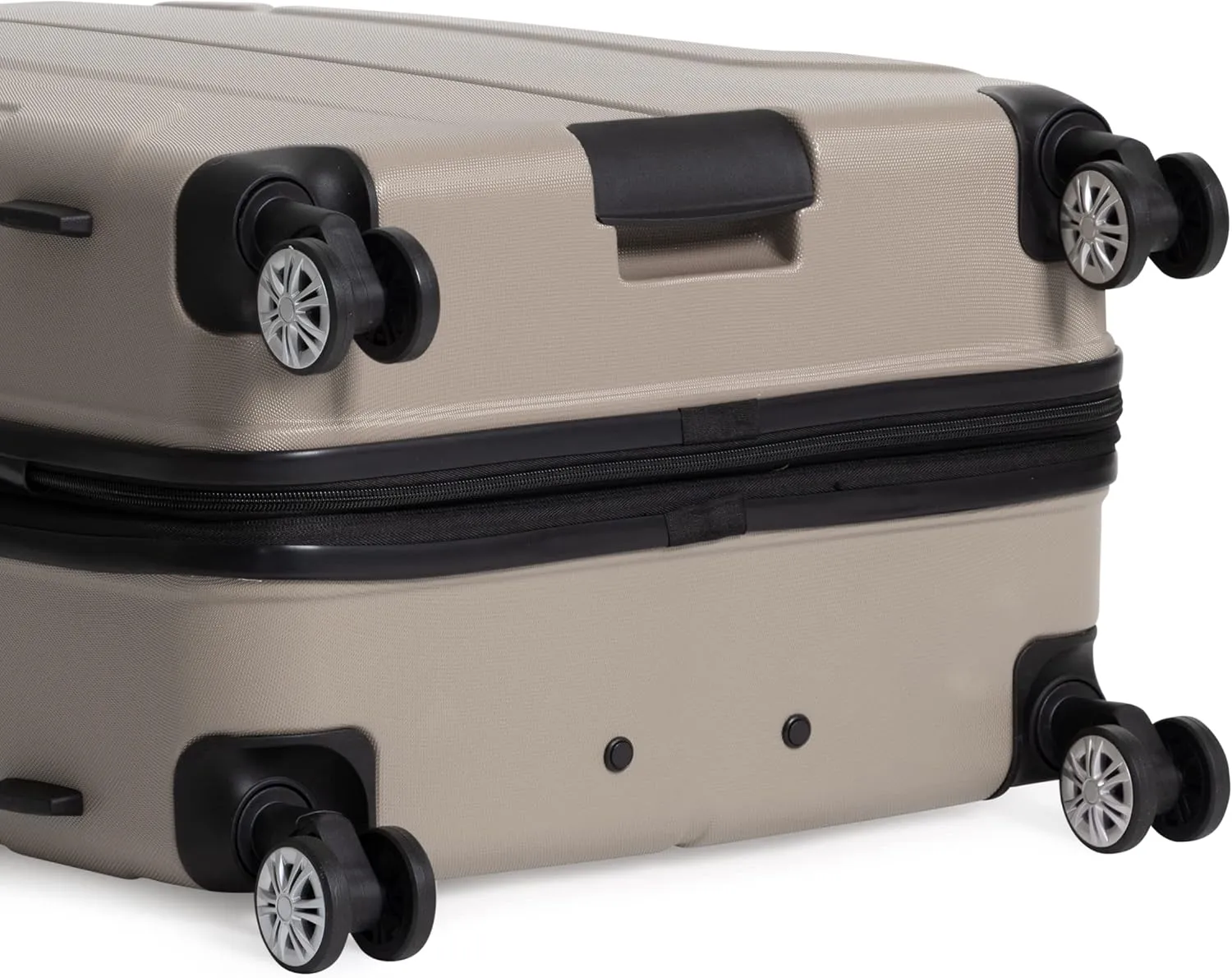 Ben Sherman Derby Spinner Travel Upright Luggage, Champagne, 28-Inch Checked