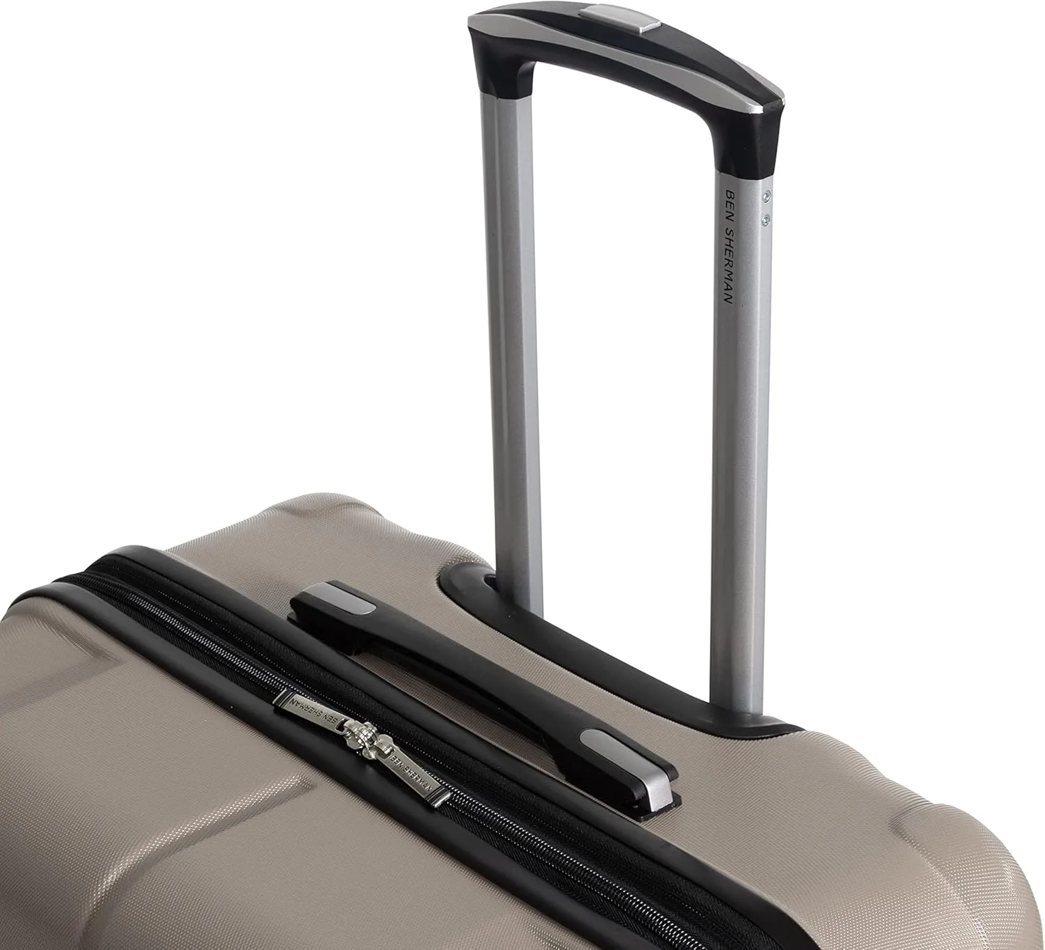 Ben Sherman Derby Spinner Travel Upright Luggage, Champagne, 28-Inch Checked