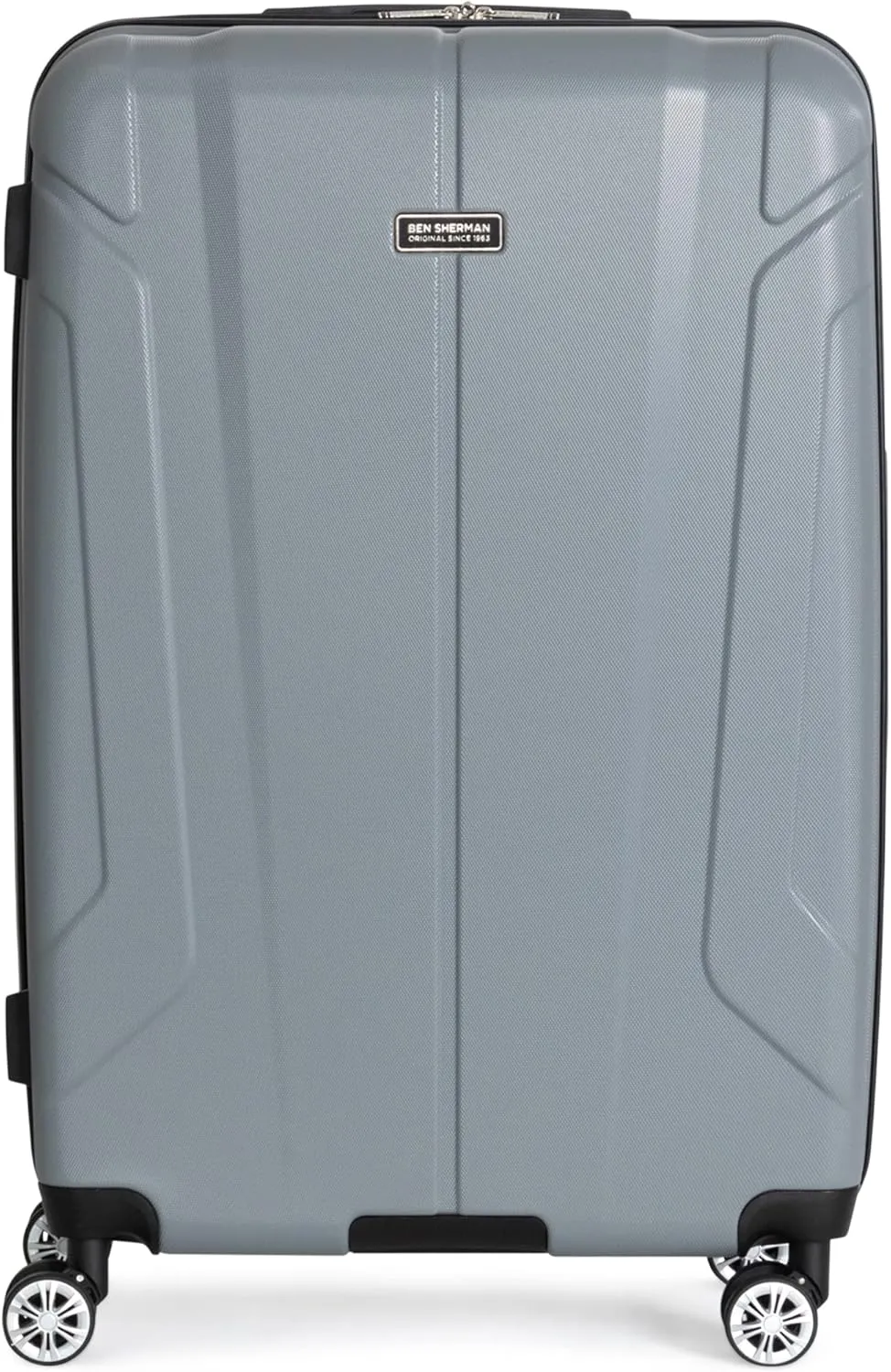 Ben Sherman Derby Spinner Travel Upright Luggage, Graphite, 28-Inch Checked