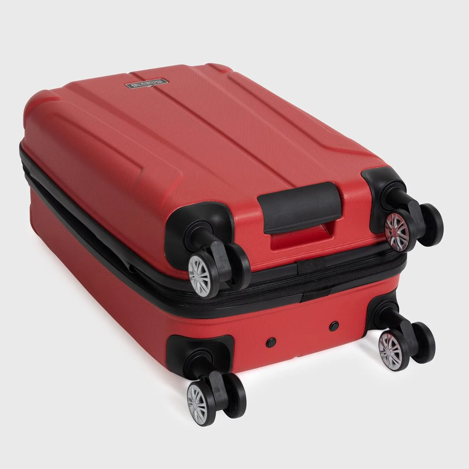 Ben Sherman Derby Spinner Travel Upright Luggage, Lipstick Red, 20-Inch Carry On