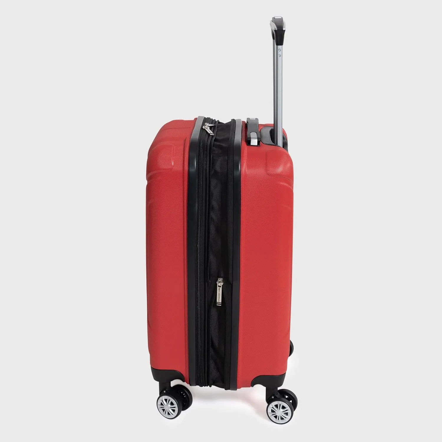 Ben Sherman Derby Spinner Travel Upright Luggage, Lipstick Red, 20-Inch Carry On