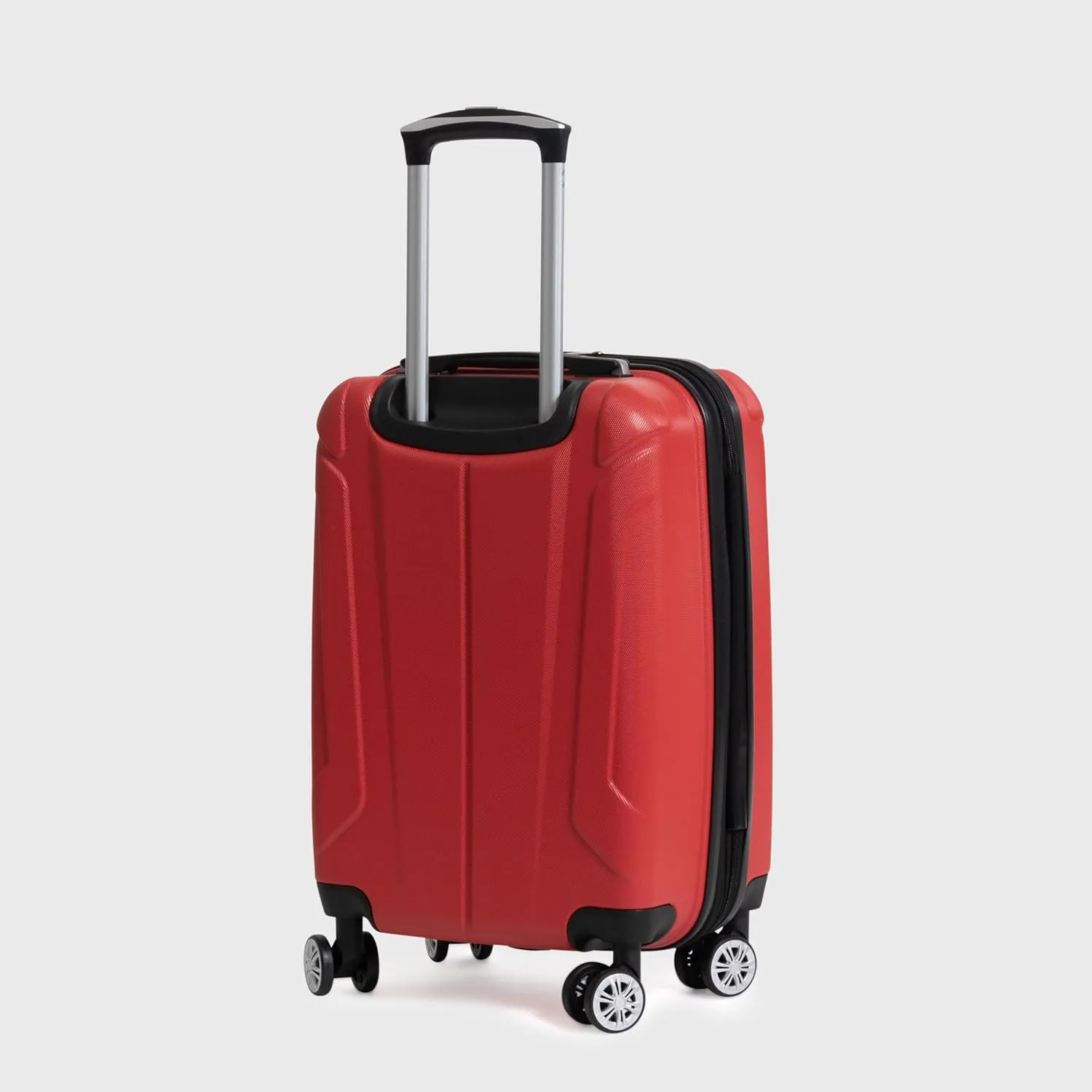 Ben Sherman Derby Spinner Travel Upright Luggage, Lipstick Red, 20-Inch Carry On