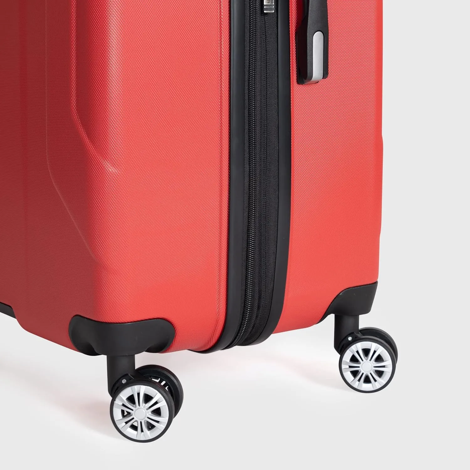 Ben Sherman Derby Spinner Travel Upright Luggage, Lipstick Red, 20-Inch Carry On