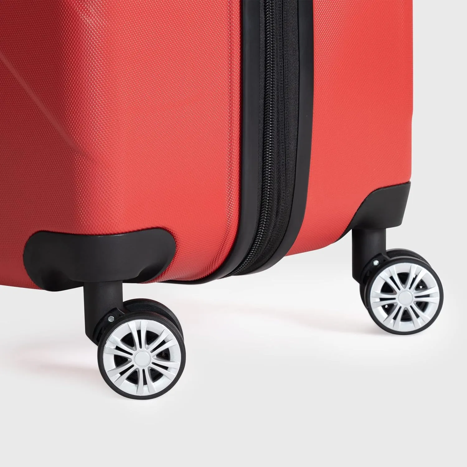 Ben Sherman Derby Spinner Travel Upright Luggage, Lipstick Red, 20-Inch Carry On