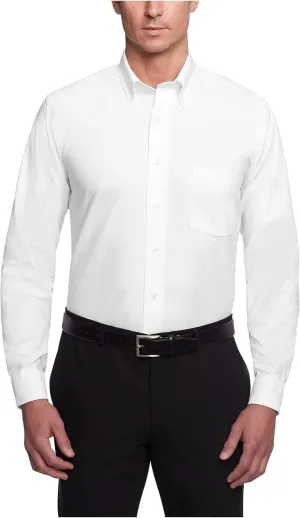 Big Mens Oxford Dress Shirt by Van Heusen