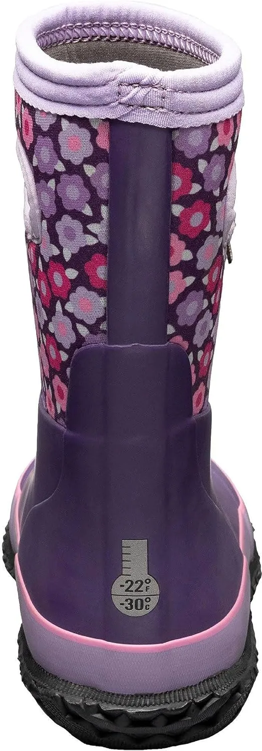 BOGS Grasp Kids Waterproof Insulated All Weather Rain Boots Mud Boots I For Snow, Rain, Winter, Mud and Cold Weather for Toddlers, Girls, Boys, Unisex