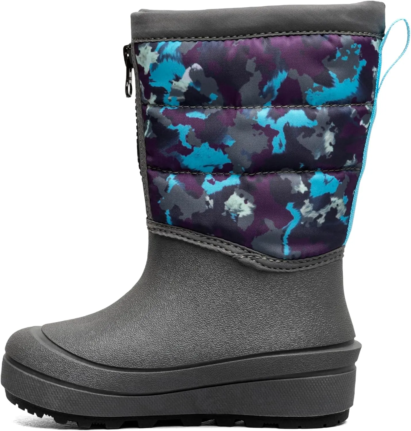 BOGS Unisex-Child Snow Shell Zip-Camo Texture (Toddler/Little Big Kid) Boot
