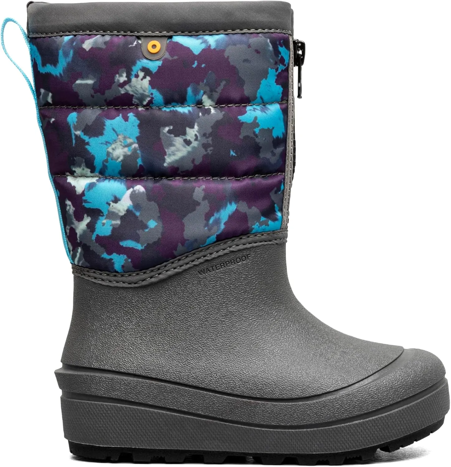BOGS Unisex-Child Snow Shell Zip-Camo Texture (Toddler/Little Big Kid) Boot