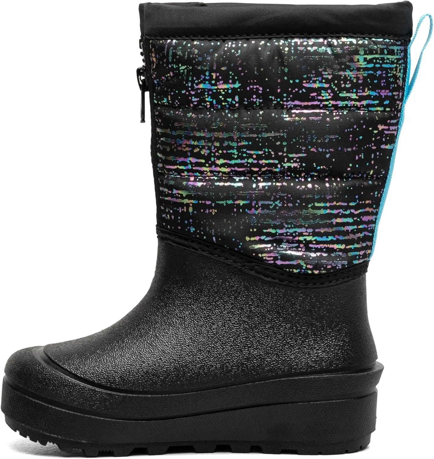 BOGS Unisex-Child Snow Shell Zip-Metallic Stripes (Toddler/Little Big Kid) Boot