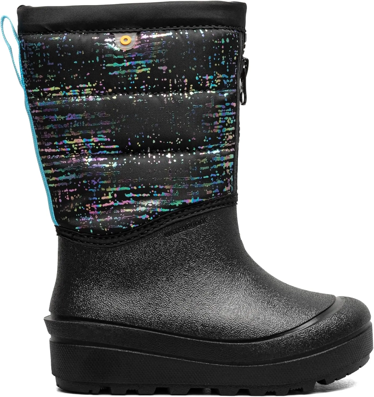 BOGS Unisex-Child Snow Shell Zip-Metallic Stripes (Toddler/Little Big Kid) Boot