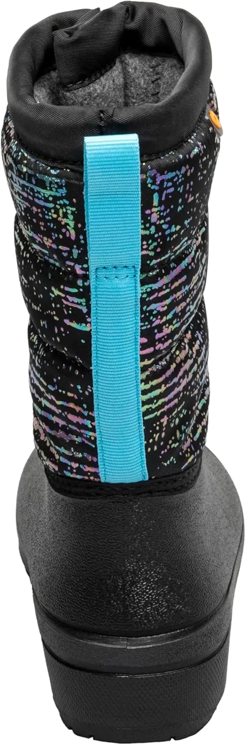 BOGS Unisex-Child Snow Shell Zip-Metallic Stripes (Toddler/Little Big Kid) Boot