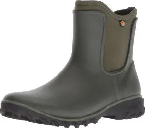 BOGS Women's Sauvie Slip on Boot Waterproof Garden Rain