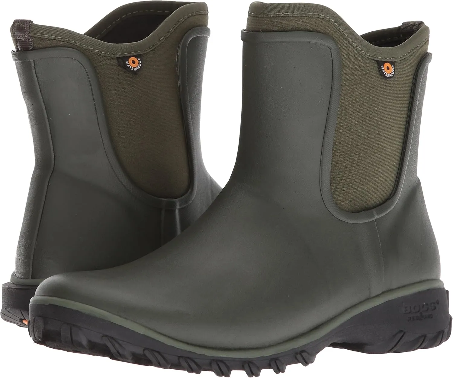 BOGS Women's Sauvie Slip on Boot Waterproof Garden Rain