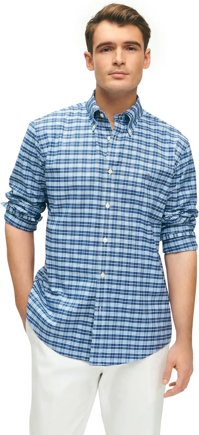 Brooks Brothers Men's Oxford Long Sleeve Sport Shirt