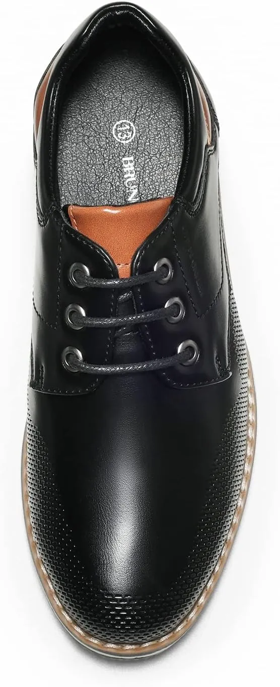 Bruno Marc Boy's Casual Dress Oxford Comfort Uniform Formal Shoes