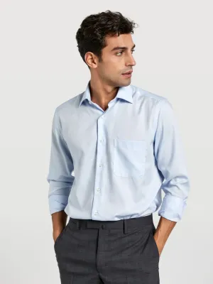 Camisa formal regular fit sem ferro royal oxford da linha K-easy