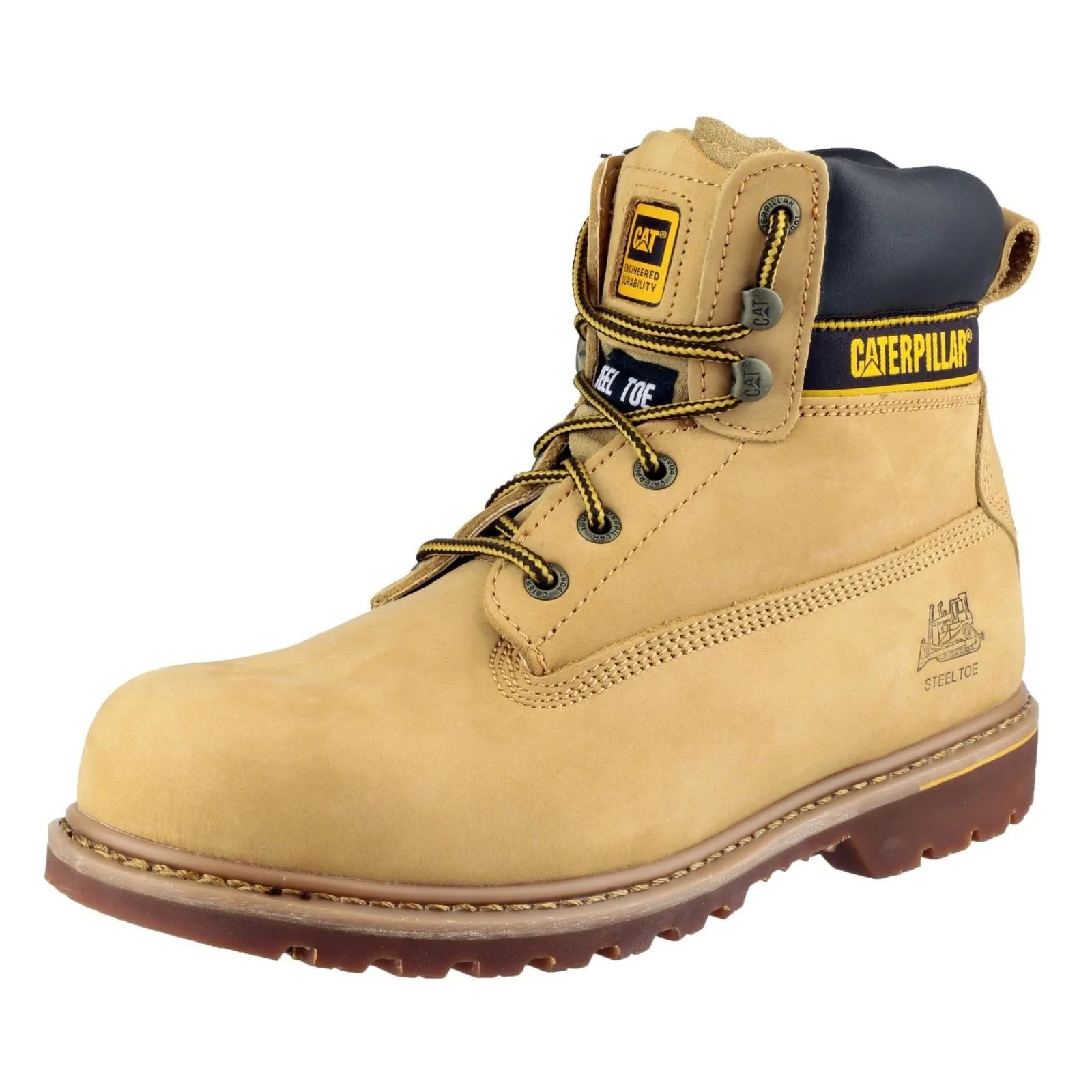 Caterpillar Holton Leather Honey Safety Boots