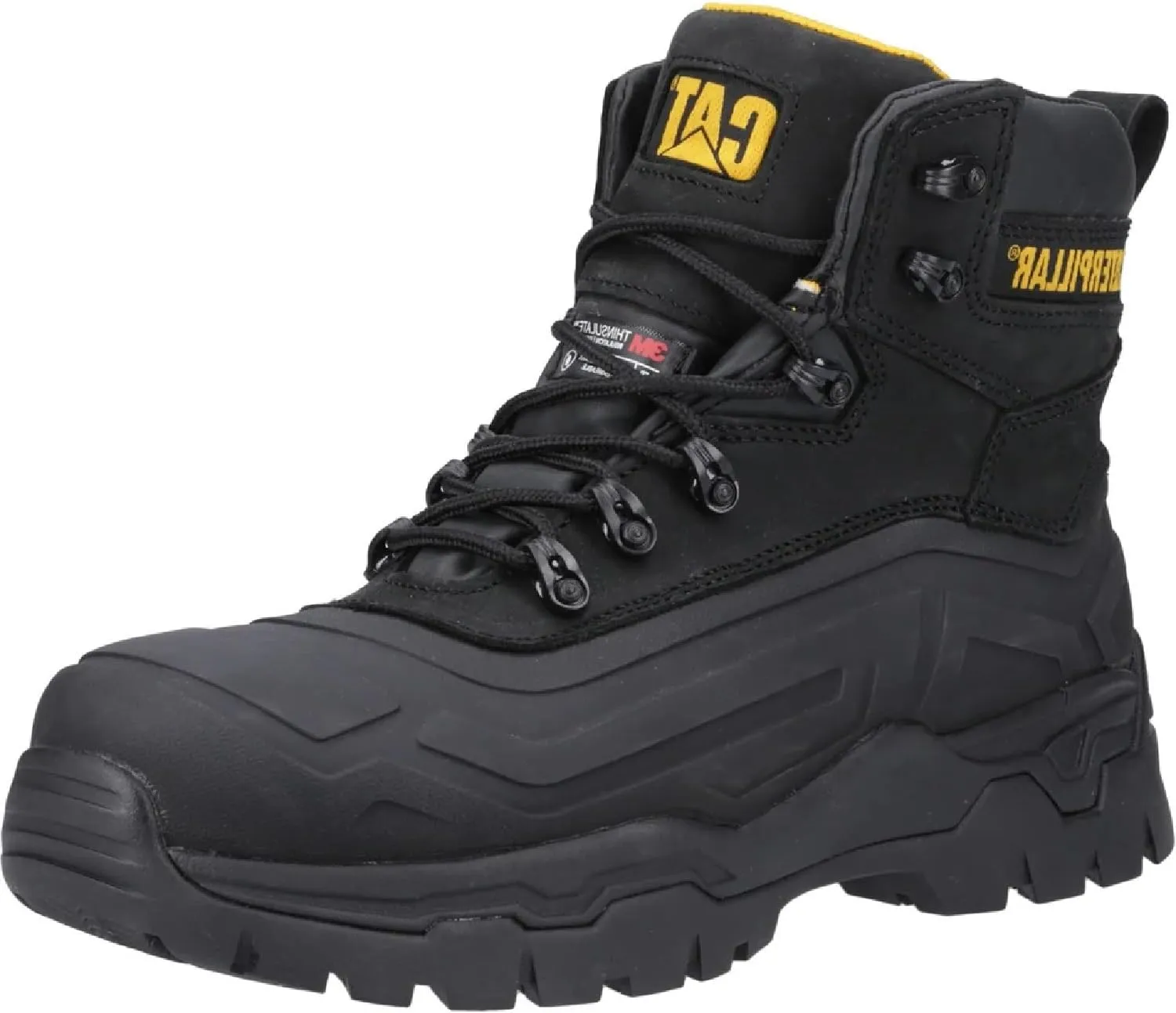 Caterpillar Typhoon SBH Safety Boot Black UK 12 Black