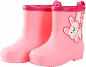 Children's Cute Rain Shoes Boys Girls 𝗪ellies 𝗪aterproof 𝐂artoon Pull On Rainboots Mud Shoes for Boots Baby Girls