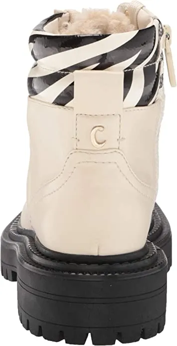 Circus NY womens Flora Mid Calf Boot Ivorymlt Zebraprt 8.5
