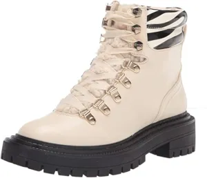 Circus NY womens Flora Mid Calf Boot Ivorymlt Zebraprt 8.5