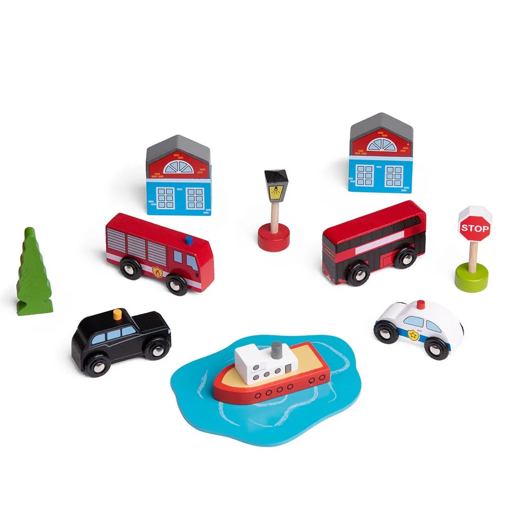 City Vehicles - Wooden Toy