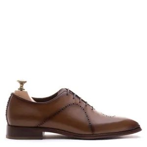 Classic Whole-Cut Leather Formal Oxford Shoes