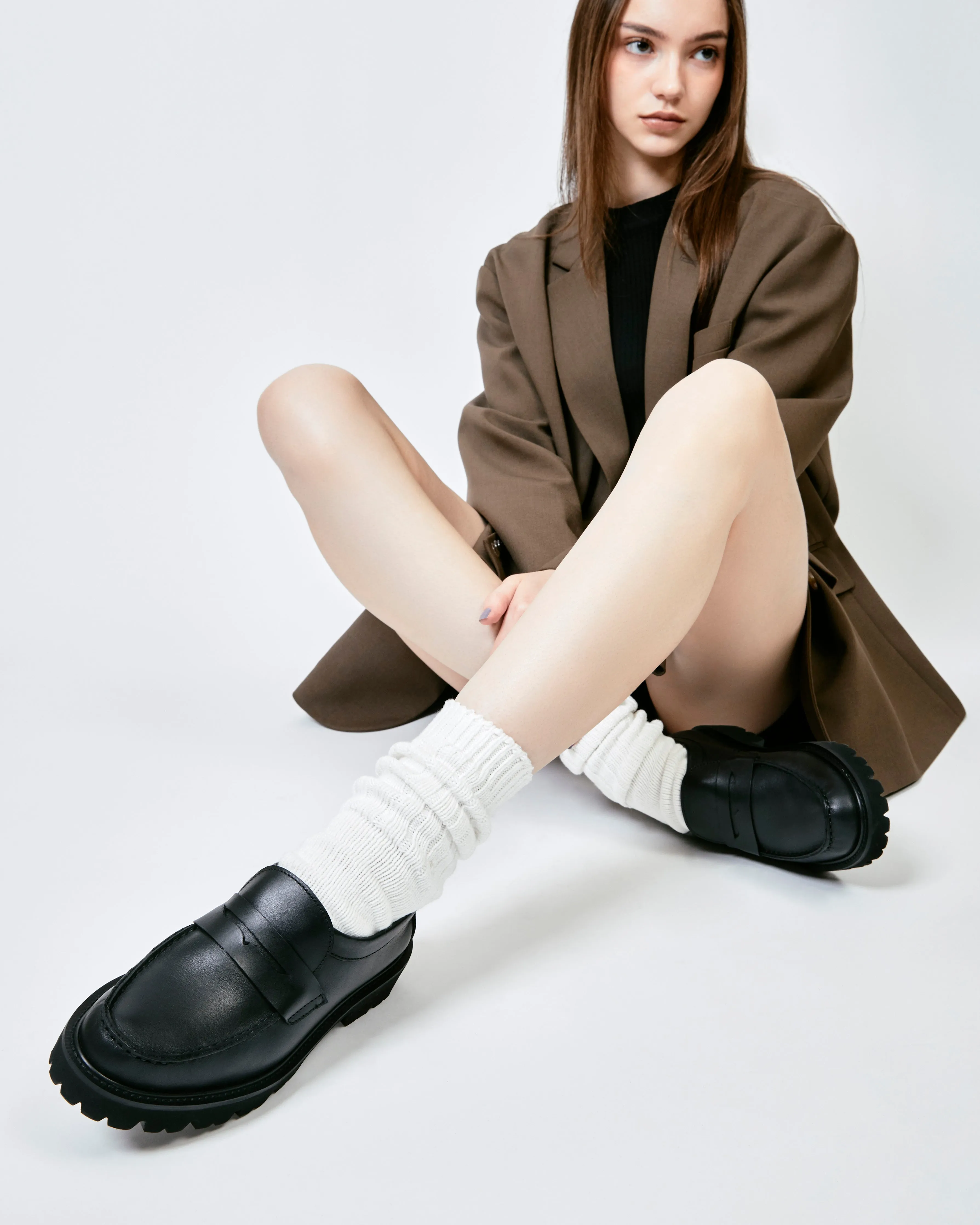 COIN LOAFERS BLACK