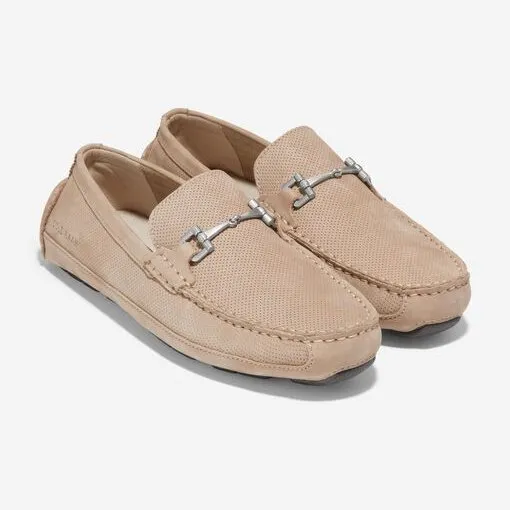 Cole Haan Men's Wyatt Bit Driver Dune  Nubuck Perf / CH Nicotine-T Nubuck C37273