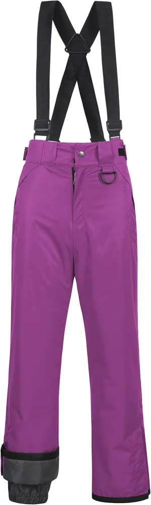 CREATMO US Women's Snow Pants Ski Bibs Waterproof Insulated Winter Snowboard