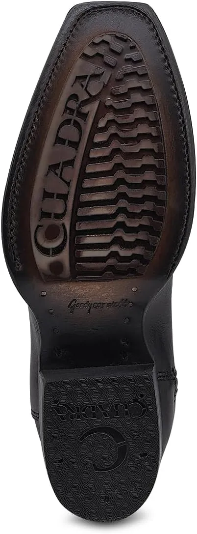 Cuadra Men's Boot in Black Stingray and Bovine Leather 1J2KMA