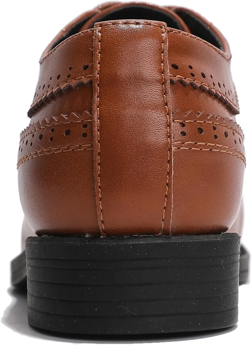 DADAWEN Boys Girls Classic Lace-Up Dress Shoes Formal Oxford Shoes Wedding Church School Uniform Shoes (Toddler/Little Kid/Big Kid)